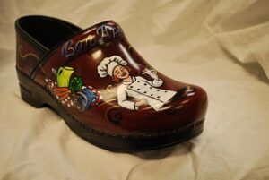 LIMITED EDITION DANSKO PROFESSIONAL HAND PAINTED CLOG - CHEF