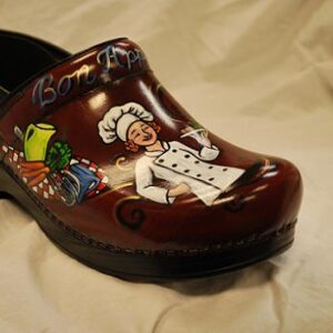 LIMITED EDITION DANSKO PROFESSIONAL HAND PAINTED CLOG - CHEF
