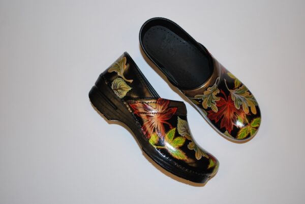 LIMITED EDITION DANSKO PROFESSIONAL HAND PAINTED CLOGS - FALL